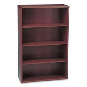 10700 Series Bookcase, 4 Shelves, 36w x 13 1/8d x 57 1/8h, Mahogany