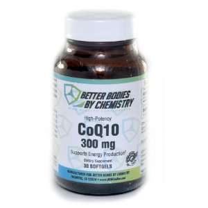 Better Bodies By Chemistry CoQ10 Softgels, 300 Mg, 30 Count