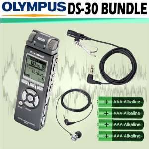  Olympus DS 30 Digital Voice Recorder + ACCESSORY KIT 
