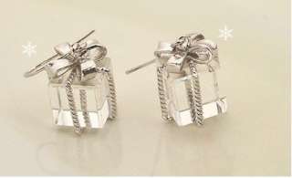   Material: Alloy,crystal Length:3.4cm box size:1cm*1cm Color:silver