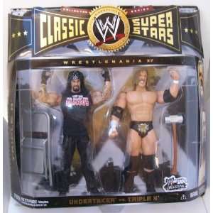   Wrestlemania X 7 Undertaker vs Triple H by Jakks Pacific: Toys & Games