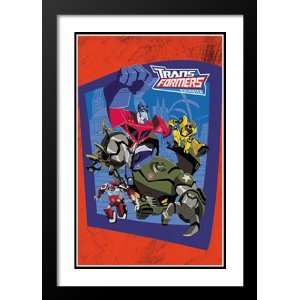 Transformers Animated 20x26 Framed and Double Matted Movie Poster   A