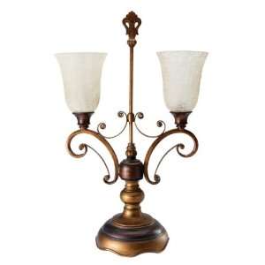  CBK Torchiere Lamp Double Arm Glas91102