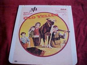 Walt Disney Old Yeller Selectra Vision Video Disc  