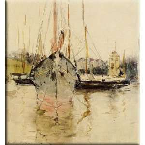   of Wight 15x16 Streched Canvas Art by Morisot, Berthe
