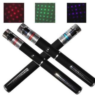 2in1 Green Blue Purple Red Laser Pointer Pen Stage Party Lighting 3 