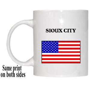  US Flag   Sioux City, Iowa (IA) Mug 