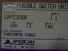 AMERICAN QMQB2036 200A 3P 600V FUSED PANELBOARD SWITCH items in EMSCO 