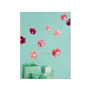   Stewart Crafts Garland, Pink Lighted Camellia: Arts, Crafts & Sewing