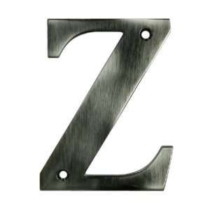   Residential Letter Z Solid Brass Oil Rubbed Bronze: Home Improvement