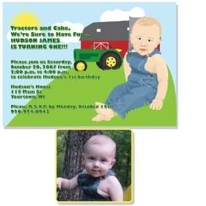    3018 Little Farmer Birthday Invitations: Health & Personal Care