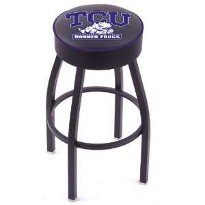   Christian University Steel Stool with 4 Logo Seat and L8B1 Base