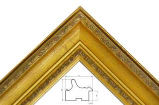 This frame is madefrom best quality WOOD. Width of the frame   7.4cm 