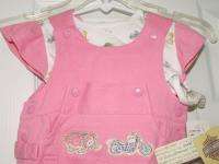 HARLEY DAVIDSON Pink Infant Toddler Shorts Outfit 12 M  
