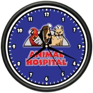  ANIMAL HOSPITAL Wall Clock veterinarian doctor gift: Home 
