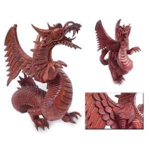  Winged Dragon, carving