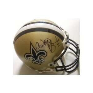 Aaron Brooks Autographed New Orleans Saints Authentic Mini Football 