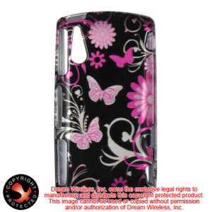Sony Ericsson XPERIA PLAY Pink Butterfly Hard Case New  
