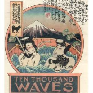  Post Card Ten Thousand Waves, Japanese Health Spa, Santa 