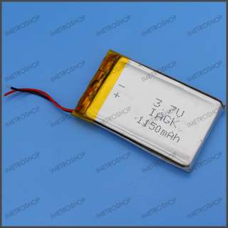 New Lithium Cell Battery Pack For  MP4 GPS 3.7V 1150mAh  