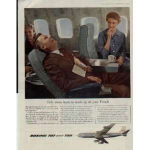  1958 Boeing 707 and 720 Jetliner Ad, A1703 Everything 
