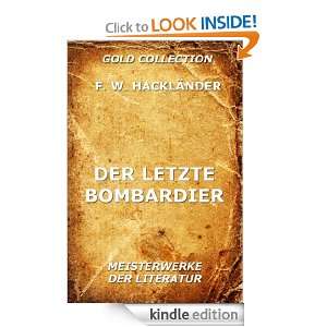 Der letzte Bombardier (Kommentierte Gold Collction) (German Edition 