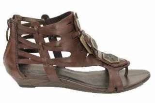  Tamaris Womens Brown Gladiator Leather Sandals: Shoes
