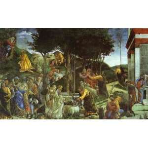  FRAMED oil paintings   Alessandro Botticelli   24 x 14 