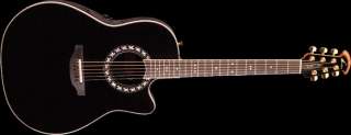 Brand New Ovation 2077 LX5 Legend Acoustic Electric Guitar   Black