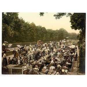  Photochrom Reprint of Windsor, Boulters Lock, London and 