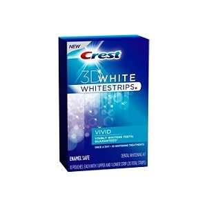  3D White Whitestrips Vivid Teeth Whitening System   10 ct 