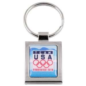  2010 Winter Olympics Team USA Square Keychain