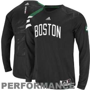  Adidas Boston Celtics On Court Long Sleeve Shooting Shirt 