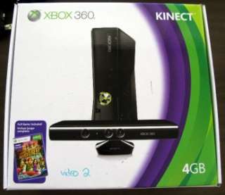 Microsoft Xbox 360 Kinect DANCE GAME Bundle 4 GB Black Console NTSC 