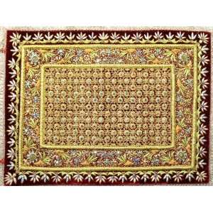   Decorative Royal Kashmir Jewel Carpet Wall Art Hanging: Home & Kitchen