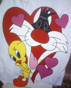SYLVESTER AND TWEETY VALENTINES DAY YARD ART DECORATION  