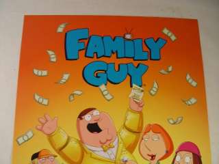 FAMILY GUY TV SHOW FOX FALL POSTER EXCLUSIVE SDCC COMIC CON 2011 