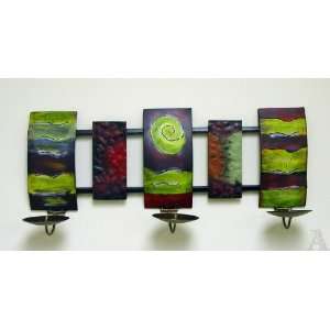  Abstract Art Contemporary Wall Candle Holder Votive: Home 
