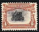 US #296 1901 4c Pan American MH Stamp  