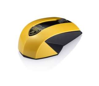 New Asus WX Lamborghini Wireless PC Laptop Mouse Yellow  