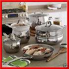 Food Network Potbelly Heavy 18/10 STAINLESS STEEL Cookware 11 pcs 