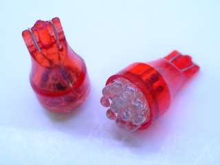 TWO RED 12 LED High Mount Stop 3rd Brake Lights #26B  