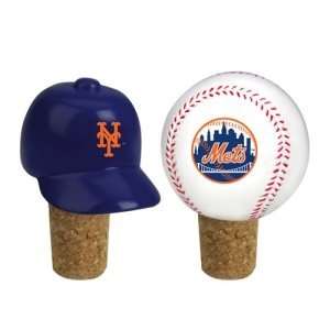  New York Mets MLB Wine Bottle Cork Set (2.25): Sports 