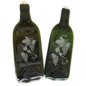  Grapevine Melted Wine Bottle Cheese Board: Home & Kitchen