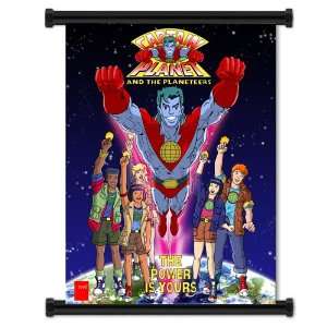  Captain Planet and the Planeteers Cartoon Fabric Wall 