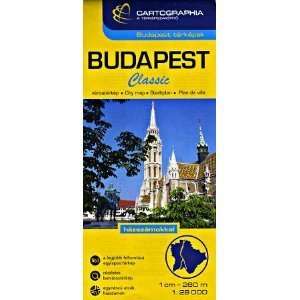  Budapest Greater (Hungary) 1:28,000 Street Map Classic 
