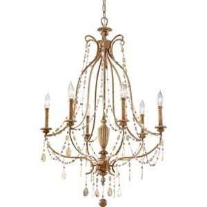  Murray Feiss F2575/6DRFW Simone 6 Light Chandeliers in 