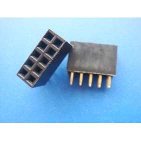 This auction is for 50pcs Double Row 2x5 pin Female pin header