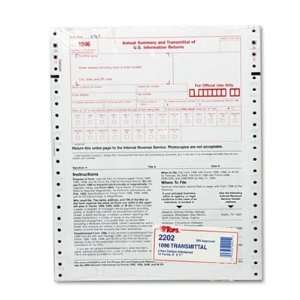   Tax Forms, 8 x 11, 2 Part Carbon, 10 Contin Forms Electronics
