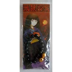  Japan Anime Hell Girl Black Beads Bracelet with Bells 